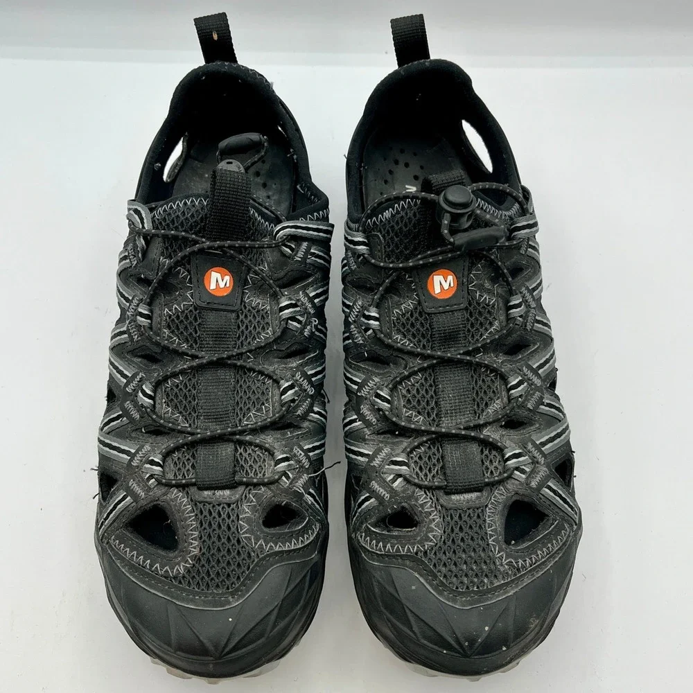 Merrell Choprock‎ Sieve Men 8.5 Black Hiking Water Shoe J50325 Vibram Gorpcore